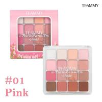 ราคา ทีมมี่ 16 คัลเลอร์ อายแชโดว์ พาเลทท์ Teammy 16 Colors Eyeshadow Palette (22769367267)