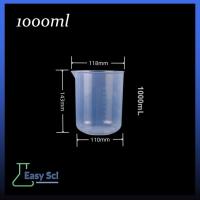 ราคา บีกเกอร์พลาสติก Plastic Beaker 50ml 100ml 250ml 500ml 1000ml อุปกรณ์วิทยาศาสตร์ (21399611404)