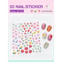 ราคา สติ๊กเกอร์สามมิติการ์ตูนสำหรับเด็กลายนูนสติ๊กเกอร์ติดเล็บมีสติ๊กเกอร์ติดเล็บเรืองแสงลายสัตว์คิตตี้น่ารักใหม่5D (21314126315)