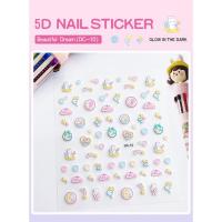 ราคา สติ๊กเกอร์สามมิติการ์ตูนสำหรับเด็กลายนูนสติ๊กเกอร์ติดเล็บมีสติ๊กเกอร์ติดเล็บเรืองแสงลายสัตว์คิตตี้น่ารักใหม่5D (21314126320)