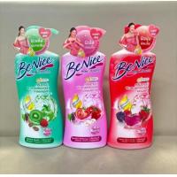 ราคา ครีมอาบน้ำ บีไนซ์ BeNice ครีมอาบน้ำหัวปั้ม แอนตี้แบค 400 มล 1 ขวด 4 สี สีเขียว สีขาว สีชมพู สีแดง (22618417958)