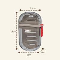 ราคา bingbin ที่ใส่สบู่ก้อนสำหรับพกพา กล่องสบู่ ทรงสี่เหลี่ยม สองชั้น สไตล์มินิมอล สําหรับใส่สบู่ (22128164534)