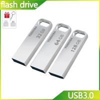 ราคา TOSHIBA Metal USB flash drive 128GB 256GB 512GB pen drive 16GB 32GB 64GB 8GB 4GB memory stick (21232193078)