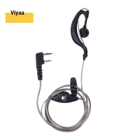 ราคา MAIFUWEI หูดำ2แผ่นไมค์ Kenwood QUANSHENG ไมโครโฟนเสียง HYT UV5R TYT TH (22224976276)
