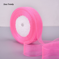 ราคา QIAN TI ZI 2 5ซม 50หลาริบบิ้นผ้าไหมแก้วคริสต์มาสปาร์ตี้ DIY ที่บ้านให้ผ้าคลุมของตกแต่งงานแต่งงานริบบิ้นผ้าพันคอ DIY (22424755074)