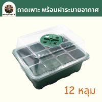 ราคา ถาดเพาะกล้า 12หลุม พร้อมฝาระบายอากาศ ถาดเพาะแคคตัส ถาดเพาะ ถาดเพาะชำ ถาดเพาะเมล็ด เพาะเมล็ด เพาะปลูก (19928724610)