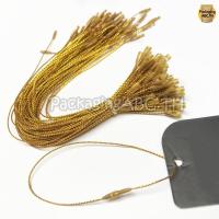 ราคา เชือกคล้องป้ายราคาสินค้า เงิน ทอง 100 เส้น เชือกห้อยป้าย สายคล้องป้ายราคา ห้อยป้ายแท็ก ร้อยป้ายราคา หนวดกุ้ง สายห้อย (13249988526)