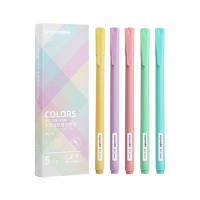 ราคา ปากกาเจลสี ปากกาไฮไลท์ ปากกาสี 0 5มม ปากกา ปากกาเจล มีให้เลือก 5 สี ปากกาเจล ปากกานักเรียน (20863376018)