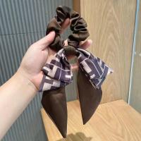 ราคา Caribbean sunshine ยางรัดผมผ้าซาติน สไตล์หรูหรา ยางมัดผม เครื่องประดับผมผู้หญิง Korean Hair rope ribbon hair ties ponytail multi color rubber band hair bow tie Hair ring (22726939237)