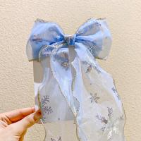 ราคา โบว์ลูกไม้ปักริบบิ้นเด็กคลิปติดผมเจ้าหญิงกิ๊บ Elsa (21672038002)