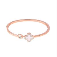 ราคา กำไลคู่ สร้อยข้อมือ Lucky Clover สร้อยข้อมือหญิง Rose Gold สร้อยข้อมือเกาหลีเครื่องประ ACFUNY (21020699458)