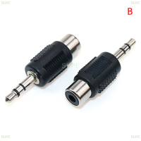 ราคา SUPE 1PC RCA JACK Connector ไปยัง JACK 3 5 MM MONO STEREO plug ADAPTER Audio RCA Plug (22139856083)