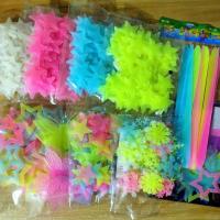 ราคา 3D ดาวเรืองแสงในมืดสติกเกอร์ติดผนังส่องสว่างเรืองแสงผนังสติ๊กเกอร์สำหรับเด็กของตกแต่งบ้านเพดานห้องนอนห้องเด็ก (22203181443)