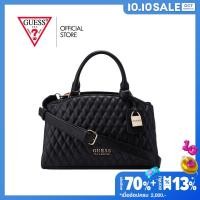 ราคา GUESS กระเป๋า รุ่น VG917705 EASLEY SMALL SATCHEL สีดำ (21857942069)