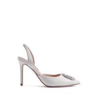 ราคา NINE WEST รุ่น ELLIE รองเท้าทรงพัมพ์รัดส้น สี OFF WHITE (22807508953)