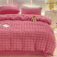 ราคา bedding set ชุดผ้าปูที่นอน คุณภาพสูง ผ้าปูที่นอน ผ้านวม ปลอกหมอน ส่งฟรี 2Xปลอกหมอน 1Xแผ่น 1Xปลอกผ้านวม 6ฟุต ครบเซ็ต 4ชิ้น ผ้าปู สไตล์เกาหลี (21746211122)