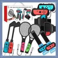 ราคา สวิทช์กีฬา 10 In 1 อุปกรณ์เสริมชุดกอล์ฟข้อมือเต้นรําสายรัดขา Grip กรณีสําหรับ Nintendo Switch และ OLED Joycon Grip (22495968963)