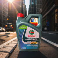 ราคา น้ำมันเครื่อง Castrol Magnatec 5W30 สังเคราะห์ 100 ปกป้องเครื่องยนต์สูงสุดตั้งแต่สตาร์ท (22279849287)