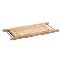 ราคา MEX รุ่น SUMO CHOPPING BOARD เขียงไม้ยางพารา ขนาด 48 7 x 22 ซม พร้อมราวสเตนเลส สตีล (16735514521)
