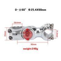 ราคา ก้านปรับได้จักรยาน UNO 25 4 31 8Mm Bicycl Handlebar Riser MTB สเต็มอะลูมิเนียมไฟฟ้าทางวิบากชิ้นส่วนอุปกรณ์เสริมจักรยานเสือภูเขา (19892404796)