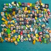 ราคา ของแท้ Minecraft ของเล่น DIY โมเดลตุ๊กตาทรงสี่เหลี่ยม1นิ้วตุ๊กตาถุงตาบอดรุ่น Q (21741911933)