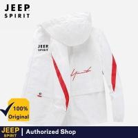 ราคา JEEP SPIRIT เสื้อแจ็กเก็ตแบบเบาสำหรับเดินป่ากลางแจ้งผู้ชายเสื้อแจ็คเก็ตลำลองกันน้ำกันแดดและป้องกันรังสียูวี (17090828817)