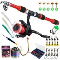 ราคา ชุดอุปกรณ์ตกปลา sougayilang คันเบ็ดตกปลารอกตกปลาชุดเบ็ดตกปลา 180 ซม คันเบ็ดตกปลาพร้อมรอก เบ็ดตก ปลา ครบชุด รอกตกปลาสปินรอกรอกตกปลา (22535825839)