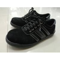 ราคา รองเท้าเซฟตี้หัวเหล็ก รุ่นหนังกลับแถบ พื้นกันลื่น หนังกลับสีน้ำตาล ดำ แทน (22142534982)