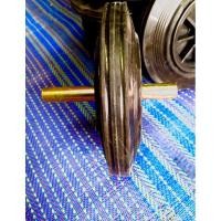 ราคา PRO โปรแน่น ล้ออะไหล่รถเข็น 8 นิ้ว พร้อมแกนล้อ 20 มม ยาว 17 ซม ราคาสุดคุ้ม รถ เข็น รถ เข็น พับ ได้ รถ เข็น ของ รถ เข็น ส แตน เล ส (17656486186)