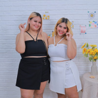 ราคา A190 สายเดี่ยวไขว้สาวอวบ แต่งอะไหล่หัวใจ ผ้าร่อง เสื้อสายเดี่ยวสาวอวบ เสื้อสายเดี่ยว (22600373075)