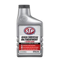 ราคา STP หัวเชื้อน้ำมันเครื่อง เบนซิน ดีเซล สูตรหยุดการรั่วซึม STP High Mileage Oil Treatment Stop leak ขนาด 443ml (16405111486)