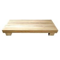 ราคา โต๊ะเตี๊ยสไตล์ญี่ปุ่น 50x20cm สูง 8cm Japanese table chopping board โต๊ะวางอาหาร ถาดไม้สไตล์ญี่ปุ่นดั่งเดิม ฐานพระ เขียง จานไม้ ถาดรองหม้อชาบู ถาดไม้ (770688927)