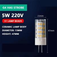 ราคา 10ชิ้นหลอดไฟ LED G4 G9 E14 3W 5W 7W 9W AC220V อบอุ่นสีขาว3000K 6000K ไฟหลอดไฟข้าวโพด (21743180144)