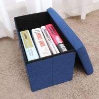 ราคา เก้าอี้สตูล สตูลใส่ของ เก้าอี้เก็บของ เก้าอี้สตูล สตูลนั่ง 50 30 30cm สตูลวางเท้า เก้าอี้เก็บของ กล่องเก็บของนั่งได้ ไม่ใช้งานพับเก็บได้ (11687100856)