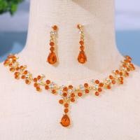 ราคา เซ็ตสร้อยเพชร ต่างหูหนีบ เด็ก ผู้ใหญ่ใส่ได้พร้อมส่ง (21363394803)