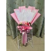ราคา ช่อเปล่า ช่อดอกไม้ธนบัตร ช่อดอกไม้เงิน พร้อมซองใส 10 ซอง ขนาดประมาณ 30x50 ซม ตกแต่งด้วยดอกไม้ประดิษฐ์ หรือดอกแคสเปียแห้ง (21928055267)