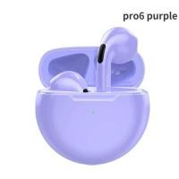 ราคา Original Pro 6 TWS Wireless Bluetooth Earphones Headphones Mini Fone Earphone Stereo Sport Headset For Xiaomi Android Earbuds Very good quality Bluetooth Headphone (22428173757)