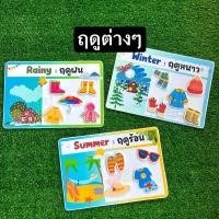 ราคา ฤดูกาลต่างๆ สื่อการสอนวิทยาศาสตร์ สื่อการสอนปฐมวัย สื่อการสอนทำมือ ขนาดเต็มหน้า A4 (21640324240)