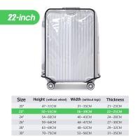 ราคา ผ้าคลุมกระเป๋า ผ้าคลุมกระเป๋าเดินทางกันน้ำ PVC ขนาด 20 22 24 26 28 30 นิ้ว พลาสติกคลุมกระเป๋าเดินทาง กันน้ำ กันรอย คลุมกระเป๋า เดินทาง (22528305187)