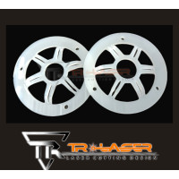 ราคา ฝาครอบดอกลำโพงราคาถูก ฝาครอบลำโพงno logoอะคริลิคขุ่นไม่มีไฟ ขนาด 4 นิ้วแบบนูน จำนวน 1 คู่ (12663704940)