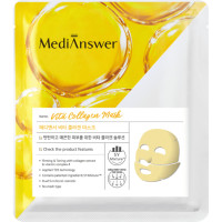 ราคา MediAnswer แท้พร้อมส่ง MediAnswer Vita Collagen Mask กระจ่างใส 1 กล่อง 5 แผ่น (22452087279)