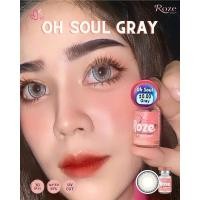 ราคา คอนแทคเลนส์ Hydrogel ขนาดบิ๊กอาย Oh soul Rozelens สี Brown Gray (22656902567)