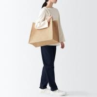 ราคา มูจิ กระเป๋าปอกระเจา MUJI Jute Bag A6 B5 A4 A3 (22827664802)