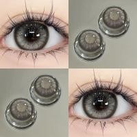 ราคา คอนแทคเลนส์สีขนาดเส้นผ่านศูนย์กลาง 14 2 มม ต่อปีคอนแทคเลนส์รายเดือนคอนแทคเลนส์ คอนแทคเลนส์ Thai Tea Grey Black กรองแสงขนาดมินิ 1คู่ 14 5mm (21992263183)