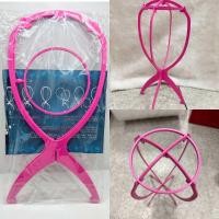 ราคา ขาตั้งวิกผม ที่วางวิกผมพลาสติก ขาตั้งวิกแบบตั้งโต๊ะ สีชมพู (22025332469)