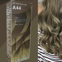 ราคา เบอริน่า A44 สีน้ำตาลอ่อนประกายหม่นเหลือบเขียว สีผม สีย้อมผม เปลี่ยนสีผม Berina A44 Light Matt Brown Hair Color Cream (21625731248)