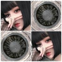 ราคา คอนแทคเลนส์ บิ๊กอาย รุ่น Maki Balen สีเทา ตาล ดำ Gray Brown Black มีค่าสายตา 0 00 6 50 เปลี่ยนแทนทุกเดือน (21920944850)
