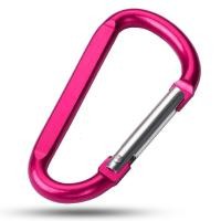 ราคา Momopersara คาราไบเนอร์ คาราบิเนอร์อะลูมิเนียม คาราบิเนอร์ ตะขอ carabiner D Shape 8 รูปตัวDขนาด 8 CM ตะขอแขวน (19493590230)