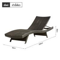 ราคา เก้าอี้เอน เก้าอี้พับ ปรับนอนได้ เตียงพับได้ ความจุแบริ่ง 200KG เตียงสนาม ไม่ต้องประกอบ พับง่าย เก้าอี้นอนปรับระดับได้ (22597080412)