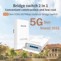 ราคา Tenda OS3 5 กม 5GHz 867Mbps Outdoor CPE Wireless WiFi Repeater Extender Router AP Access Point Wi Fi Bridgeด้วยอะแดปเตอร์POE (22770025489)
